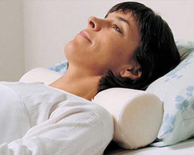 Almohadas en sales forma de cilindro